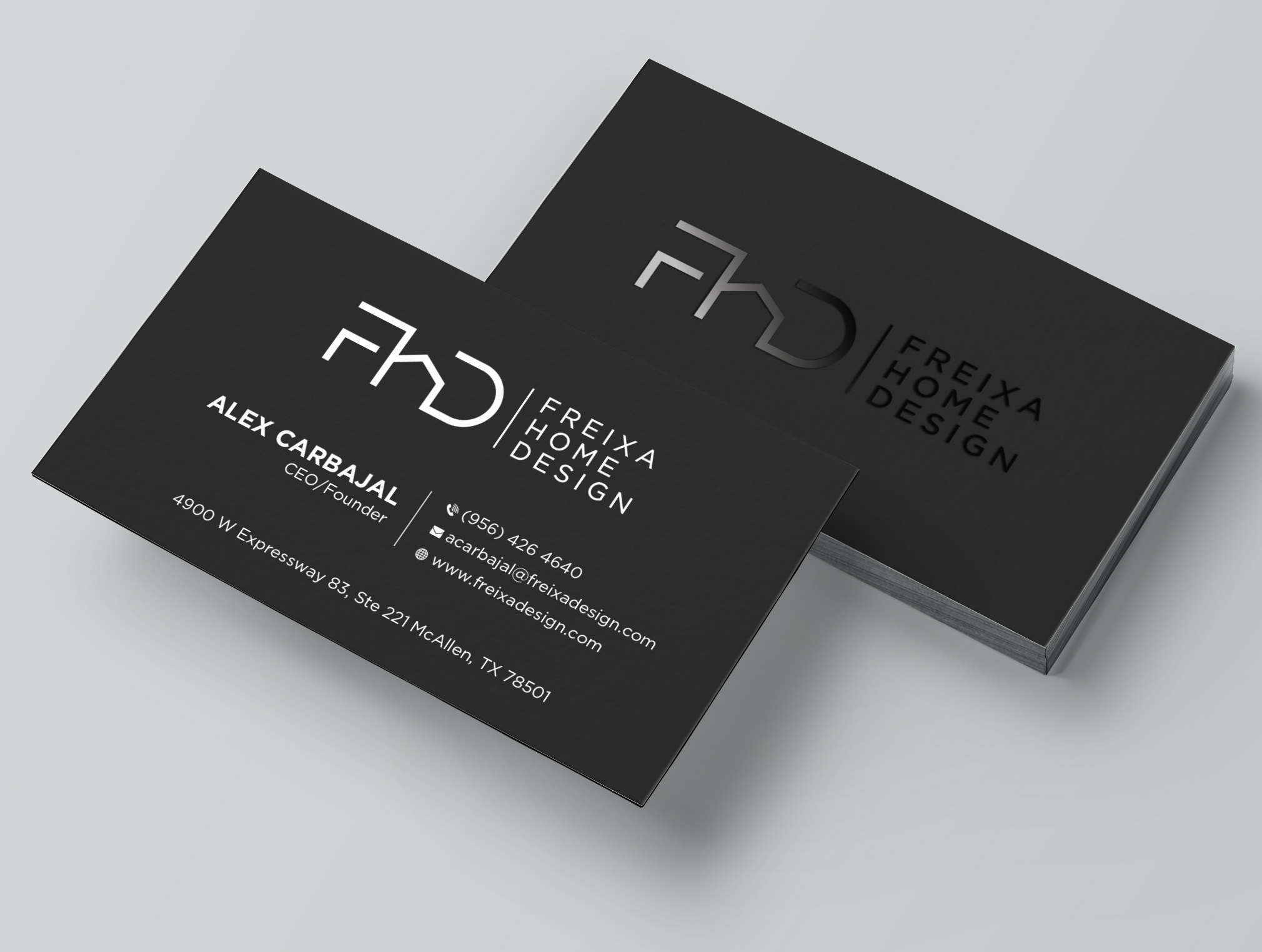 Business Card Design by Uttom 2 for Freixa Home Design, LLC | Design #29680704