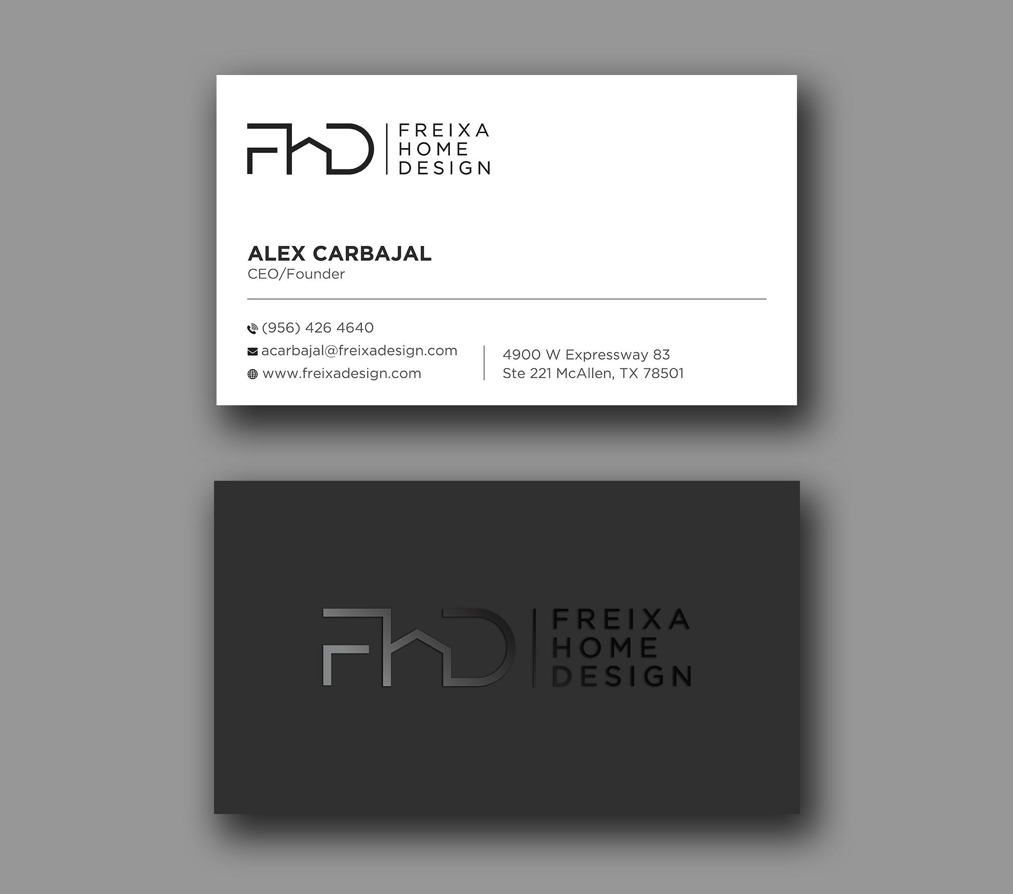 Business Card Design by Uttom 2 for Freixa Home Design, LLC | Design #29697436