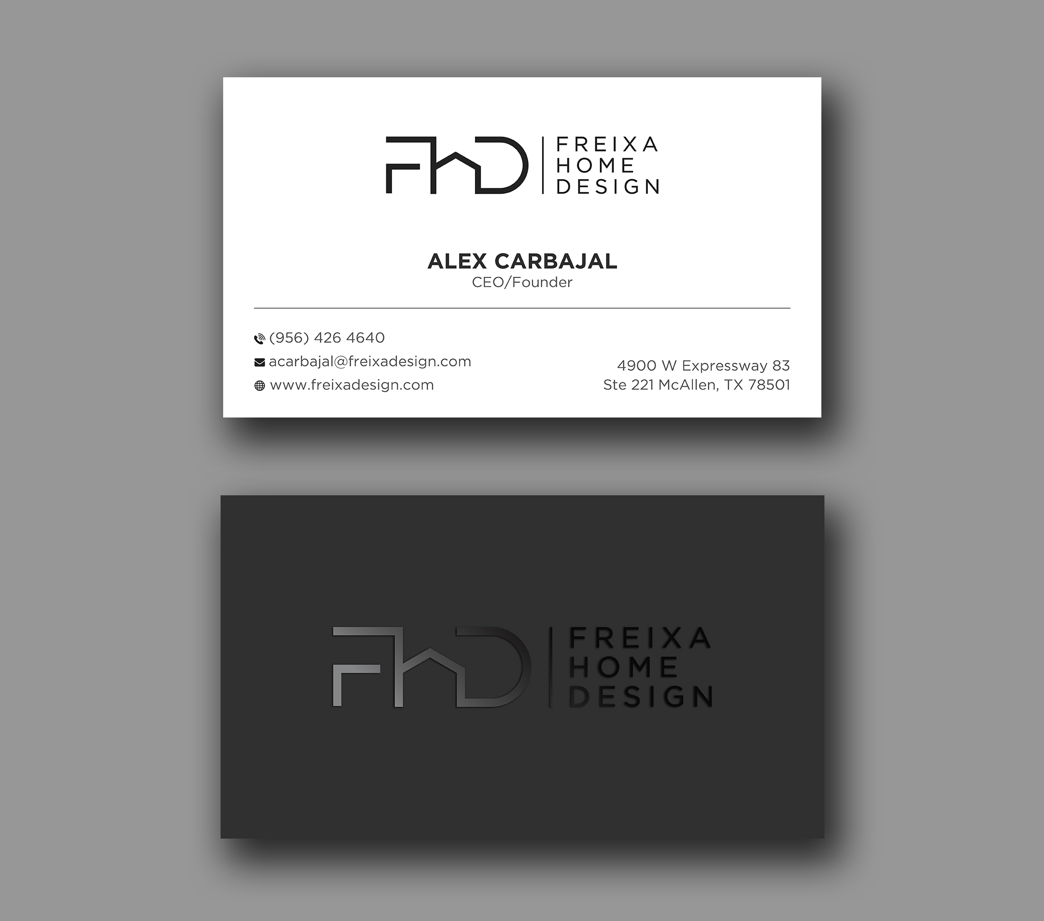 Business Card Design by Uttom 2 for Freixa Home Design, LLC | Design #29697437