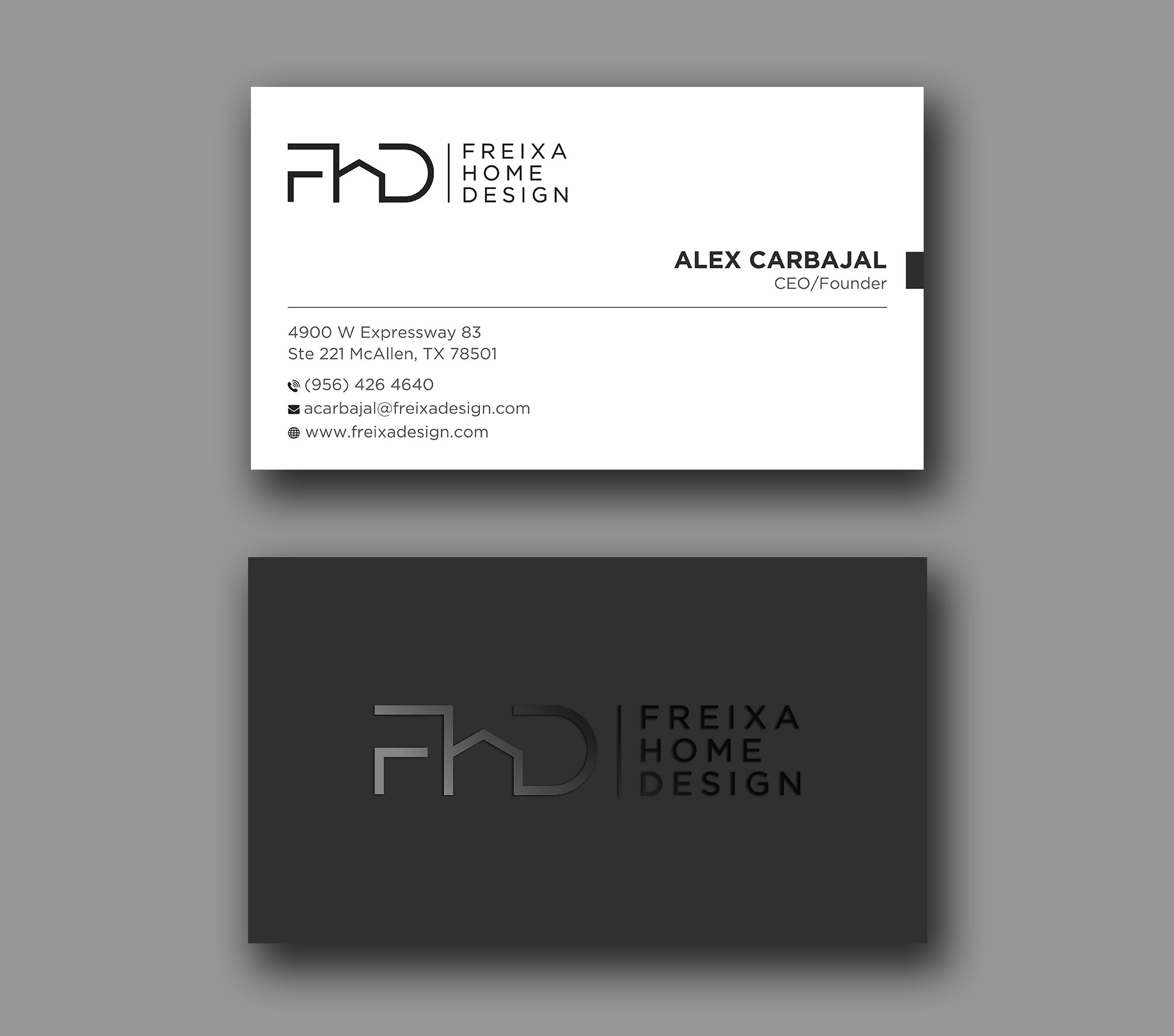 Business Card Design by Uttom 2 for Freixa Home Design, LLC | Design #29697438