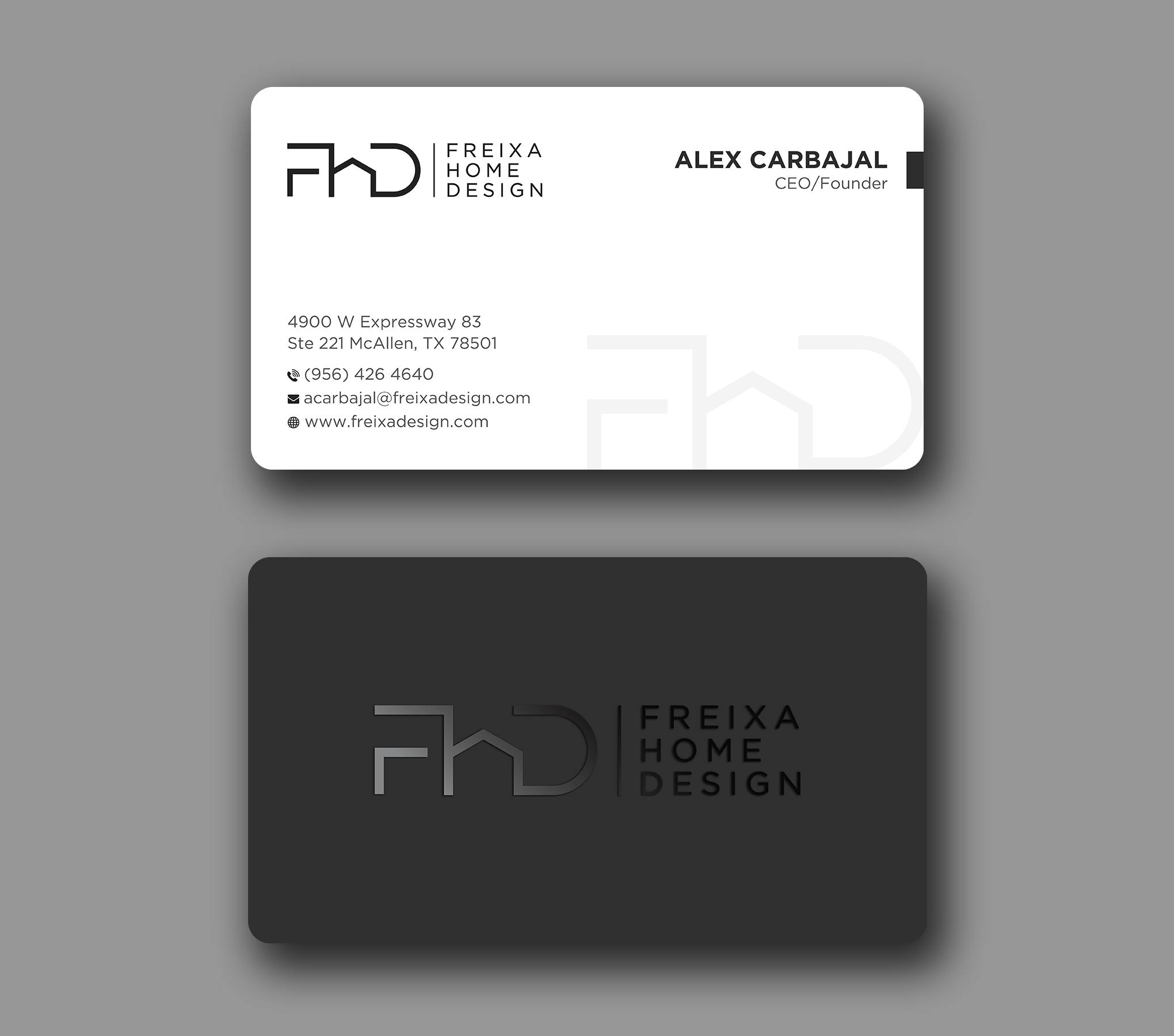 Business Card Design by Uttom 2 for Freixa Home Design, LLC | Design #29697439