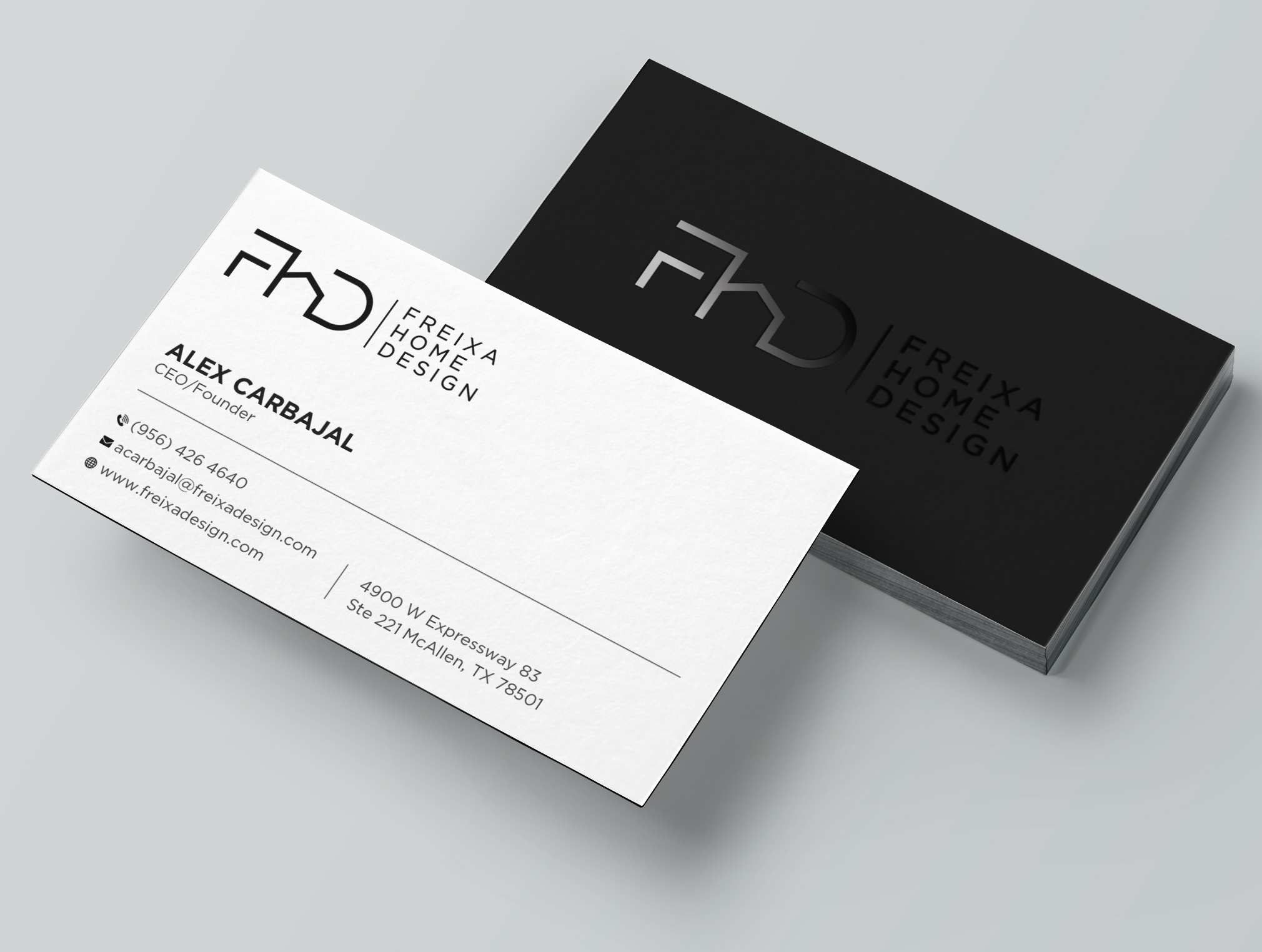 Business Card Design by Uttom 2 for Freixa Home Design, LLC | Design #29697445
