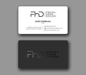 Business Card Design by Uttom 2 for Freixa Home Design, LLC | Design: #29709255
