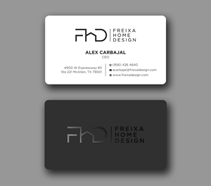 Business Card Design by Uttom 2 for Freixa Home Design, LLC | Design: #29709342