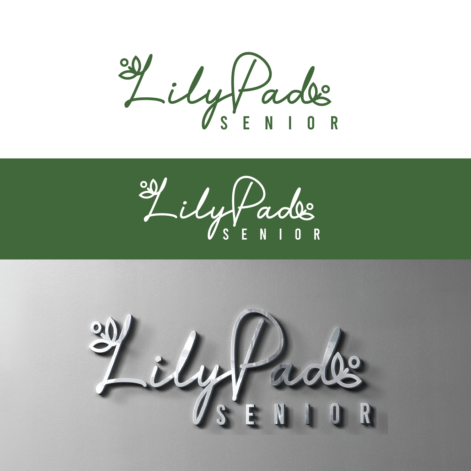 Logo Design by S.H Designs for LilyPad Senior | Design #29674625