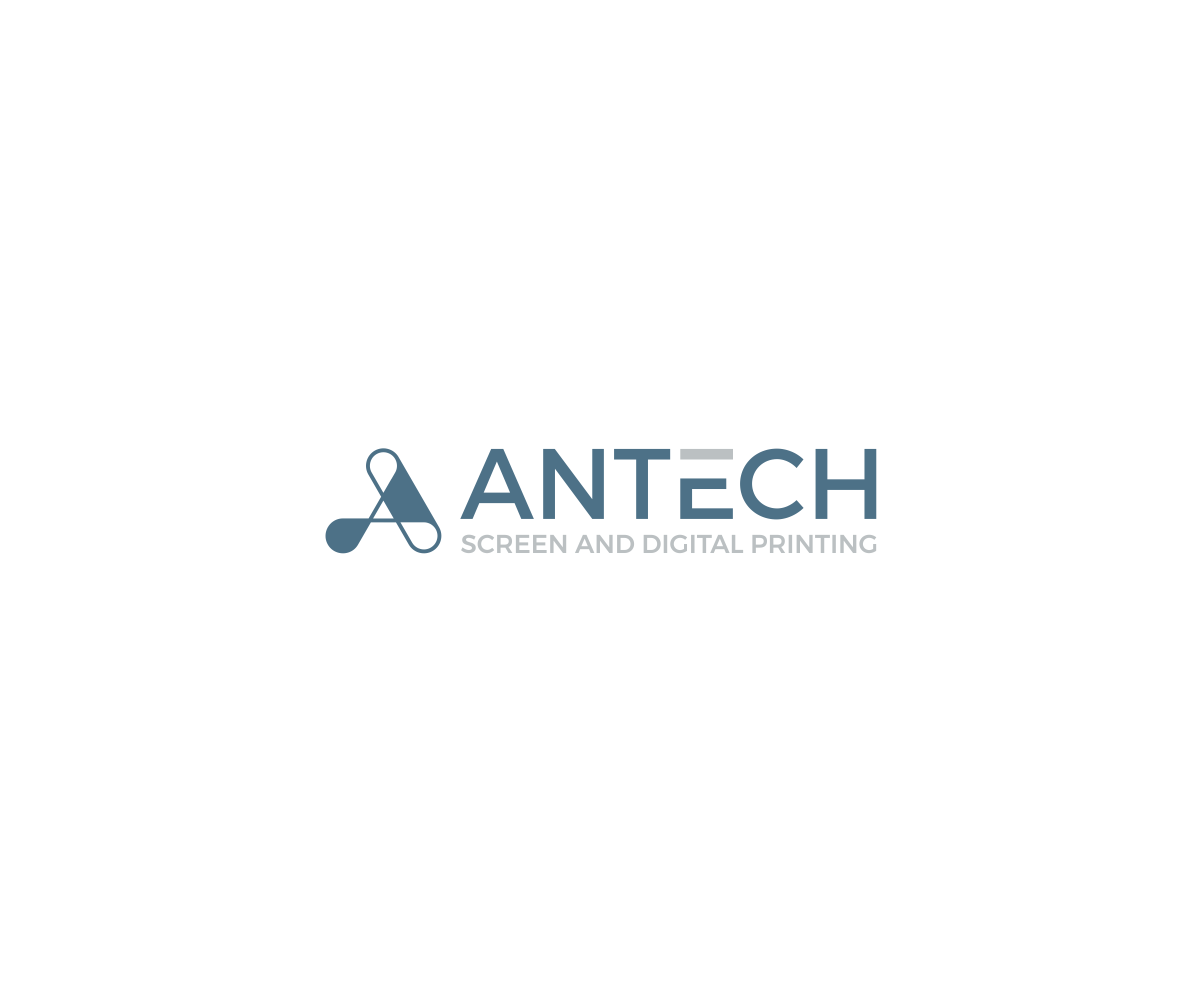 Logo Design for "Antech" with tag of "Screen and Digital Printing" by
