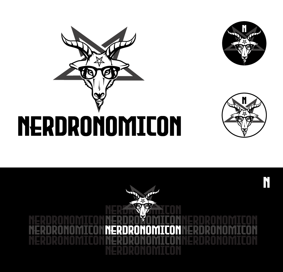 Diseño de Logo por Enz67 para Nerdronomicon | Diseño #29677845
