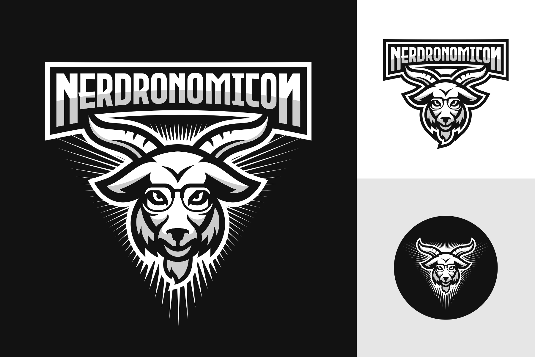 Logo Design by Aezakmi for Nerdronomicon | Design #29690034