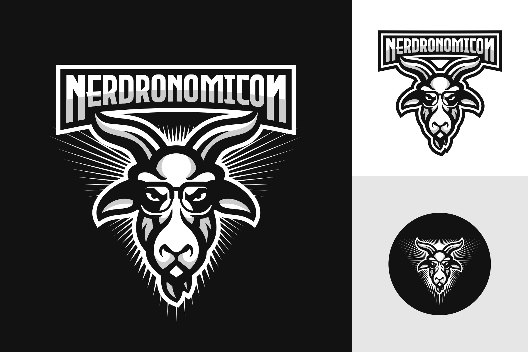 Logo Design by Aezakmi for Nerdronomicon | Design #29690035