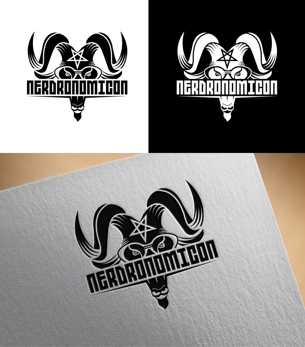 Logo Design by RA-bica for Nerdronomicon | Design #29683299