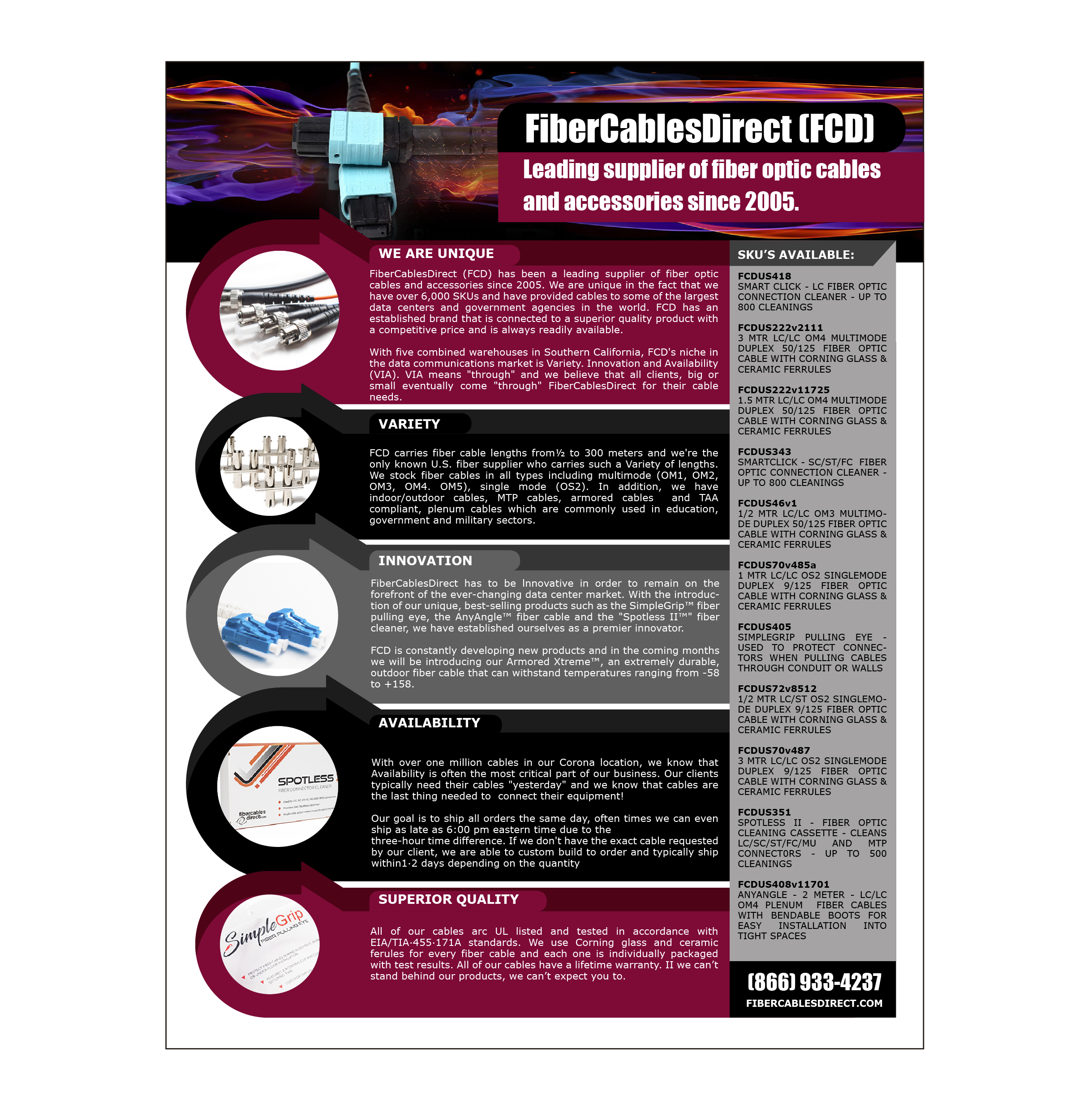 Diseño Gráfico por Jose Lopez ( Verified Pro Designer ) para FiberCablesDirect.com | Diseño #29675238