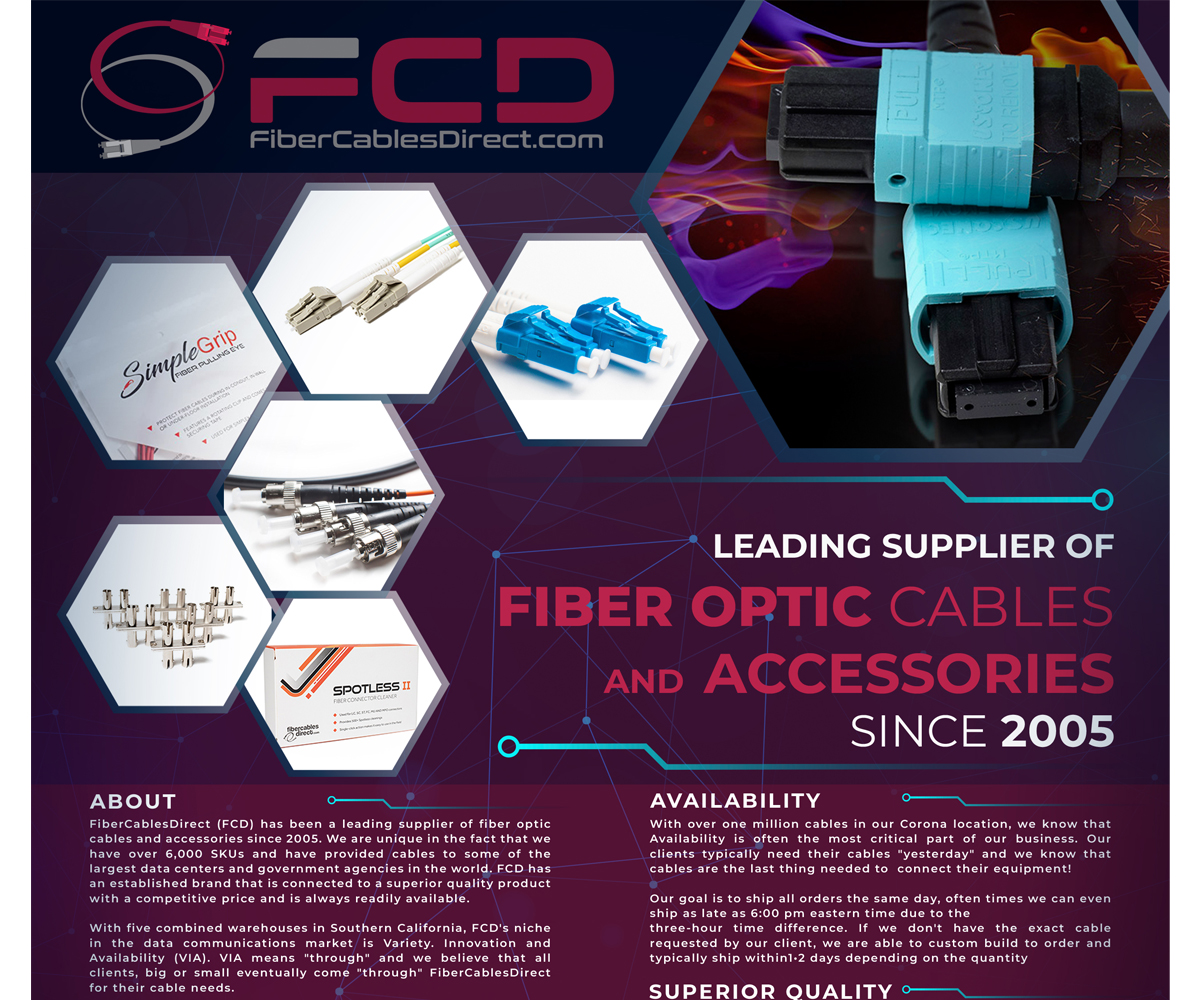 Diseño Gráfico por Nusrat J para FiberCablesDirect.com | Diseño #29681327