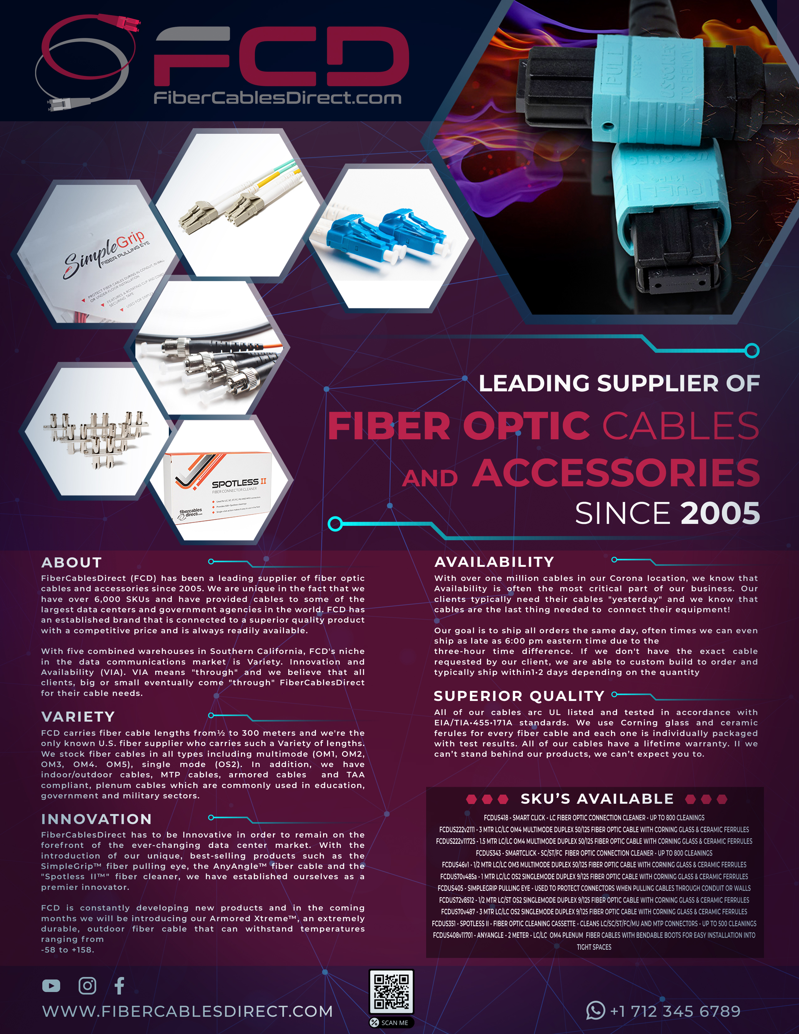 Design Graphique par Nusrat J pour FiberCablesDirect.com | Design #29681328