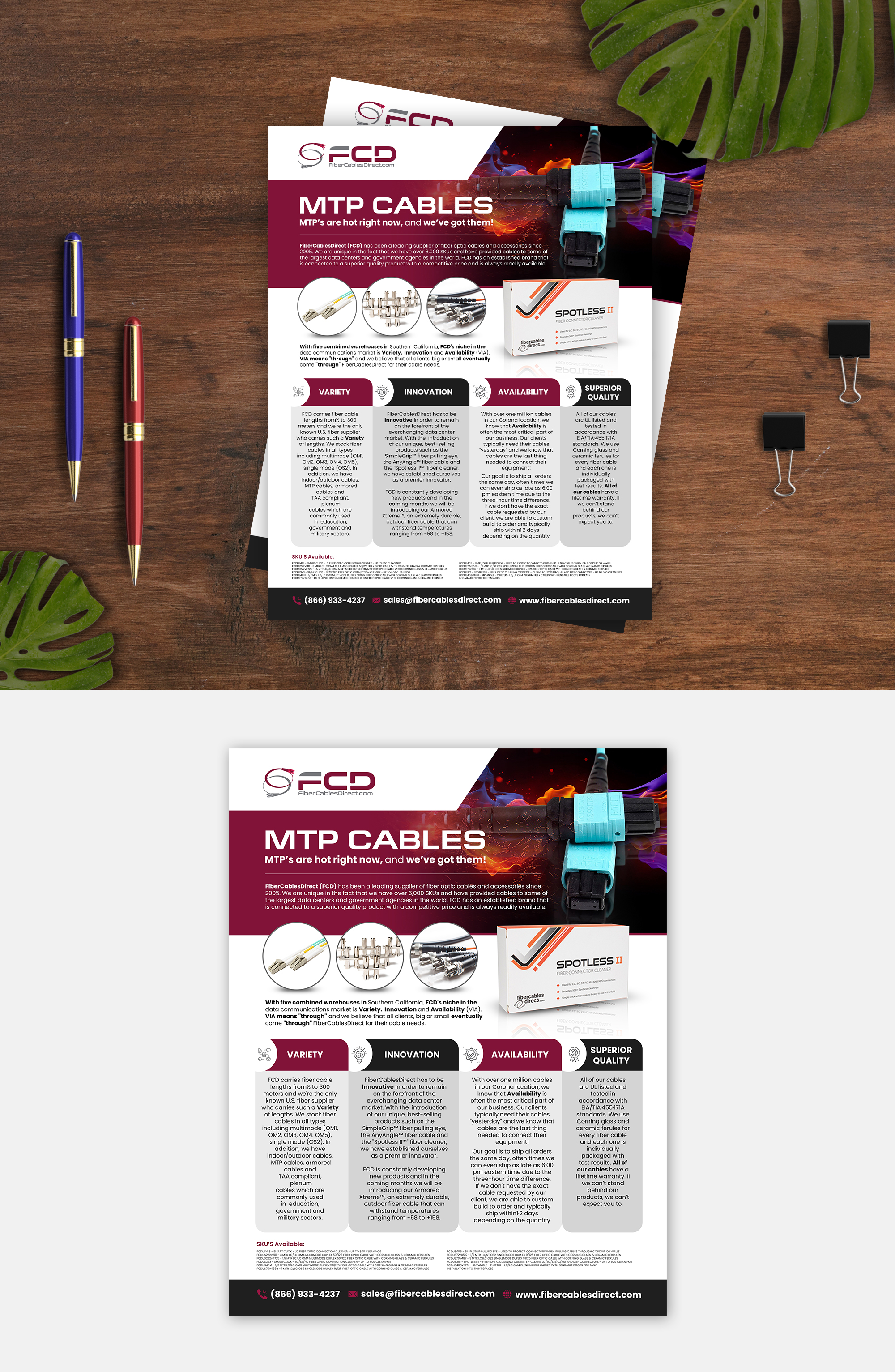 Design Graphique par debdesign pour FiberCablesDirect.com | Design #29673527
