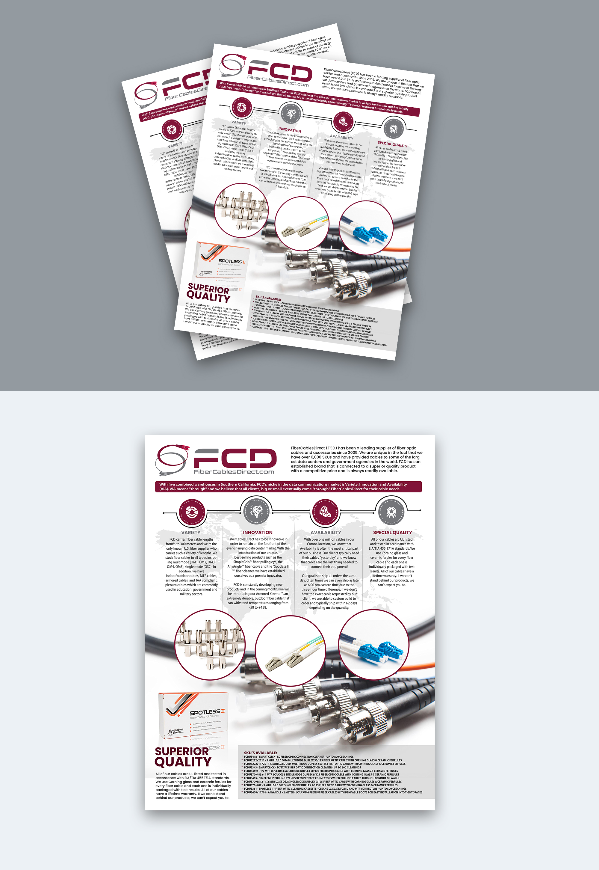 Design Graphique par debdesign pour FiberCablesDirect.com | Design #29673660