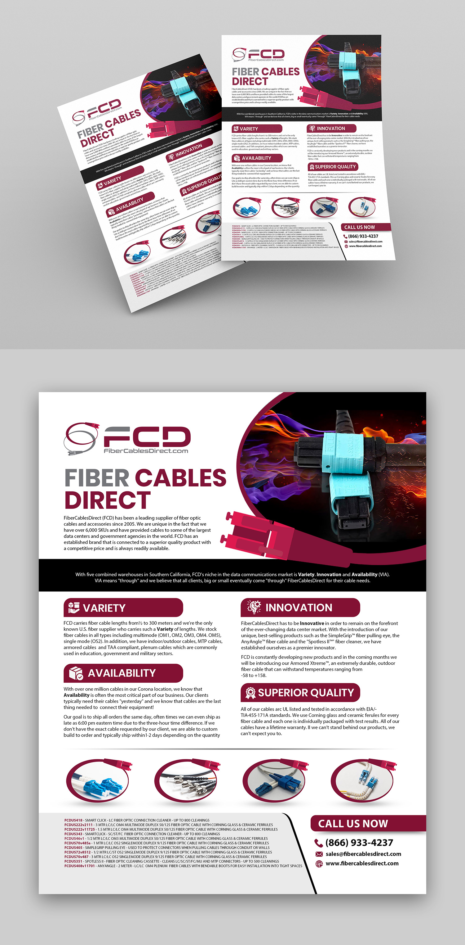 Design Graphique par debdesign pour FiberCablesDirect.com | Design #29673758