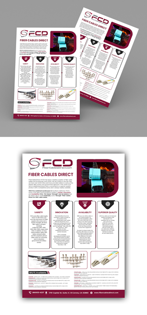 Design Graphique par debdesign pour FiberCablesDirect.com | Design : #29673914