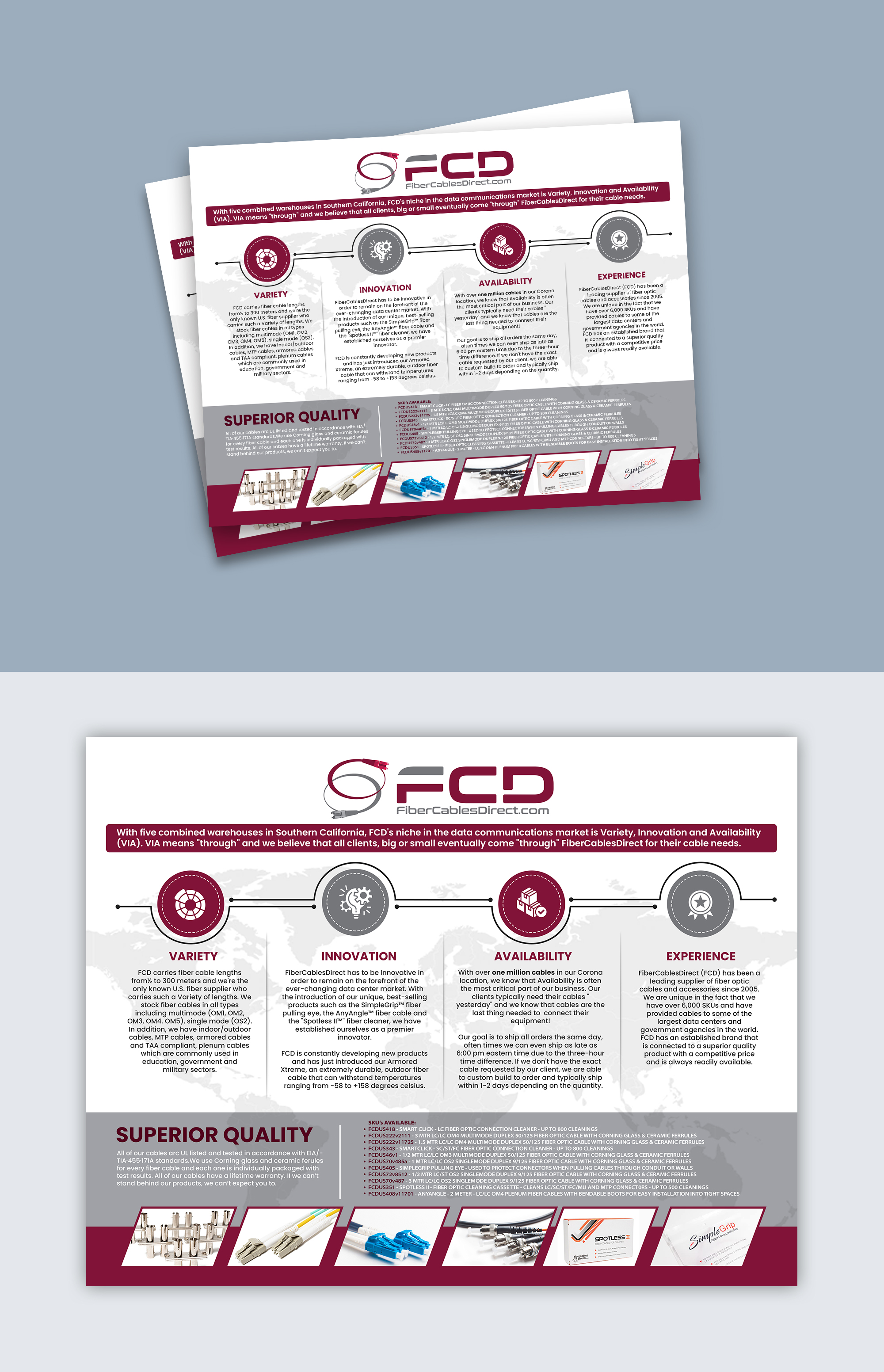 Design Graphique par debdesign pour FiberCablesDirect.com | Design : #29682106