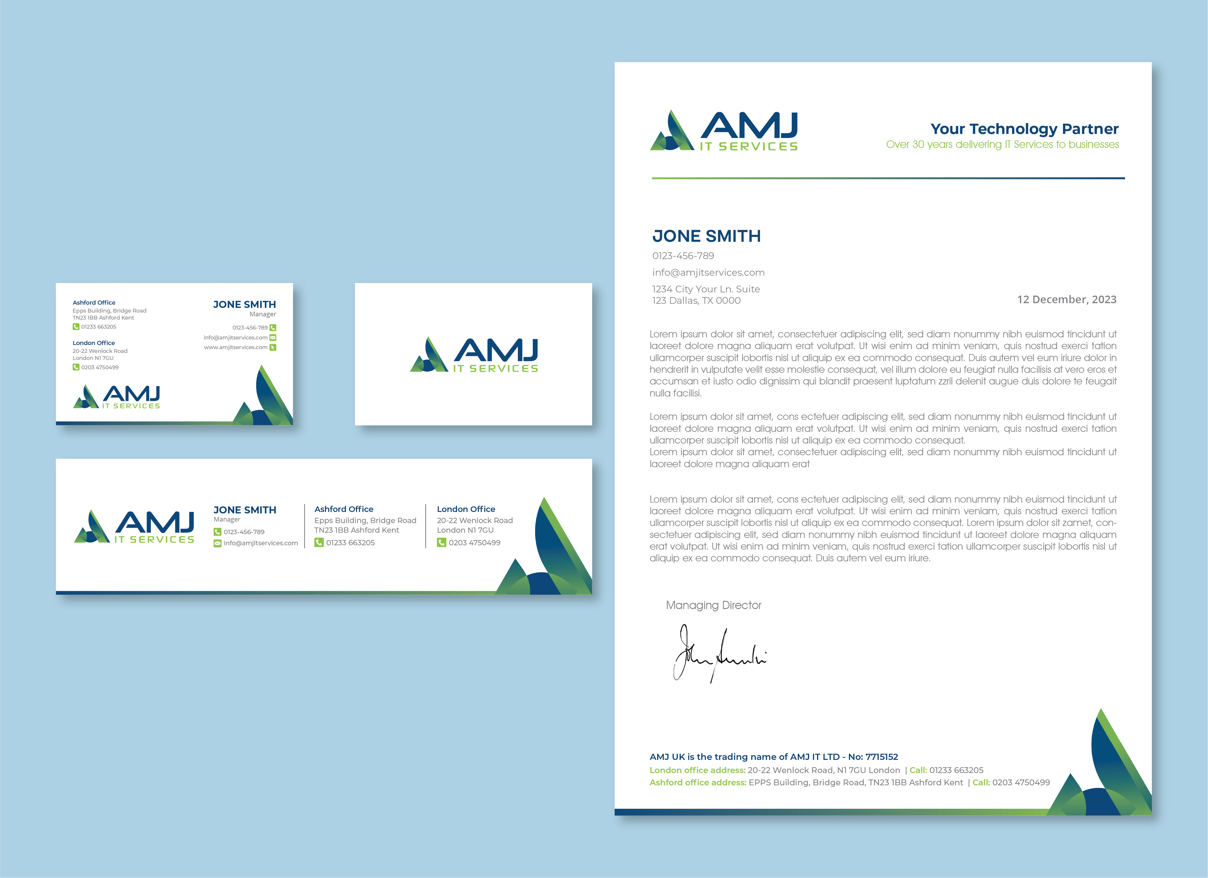 Stationery Design by artbitin for this project | Design #29688529