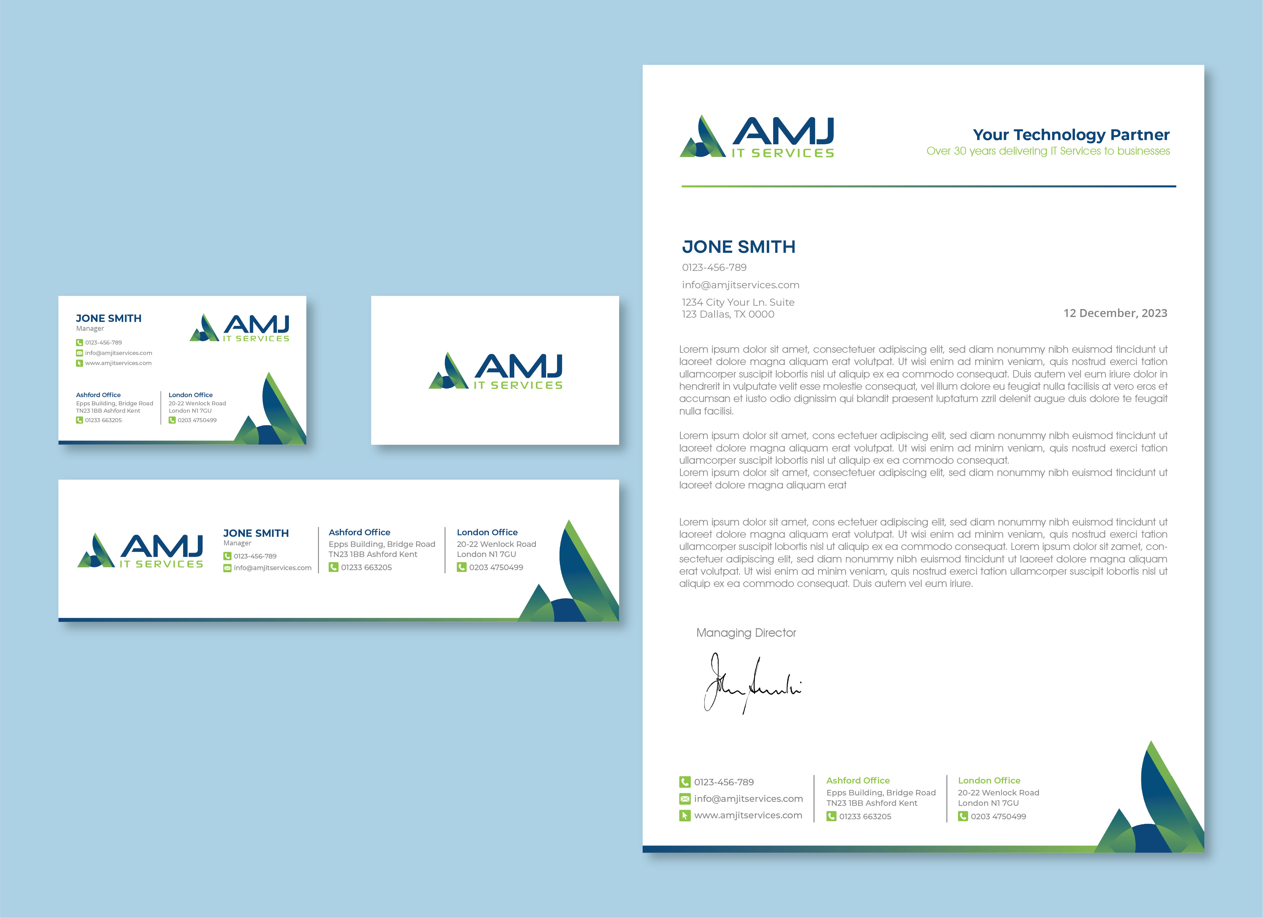 Stationery Design by artbitin for this project | Design #29688530