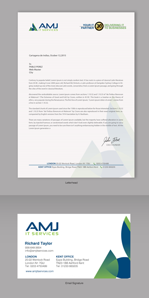 Stationery Design by chandrayaan.creative for this project | Design: #29707211