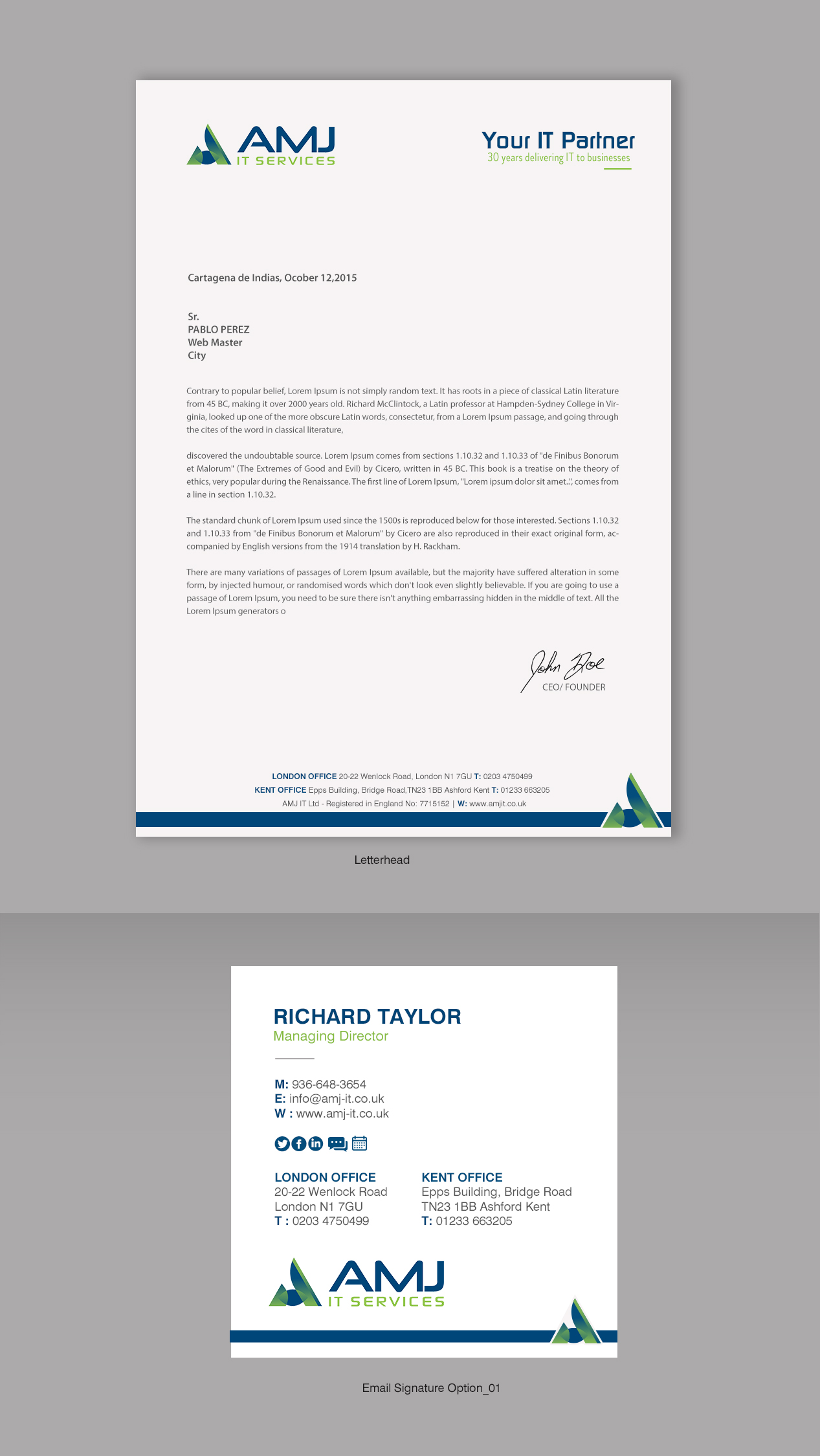 Stationery Design by chandrayaan.creative for this project | Design #29744205