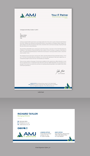 Stationery Design by chandrayaan.creative for this project | Design: #29764786