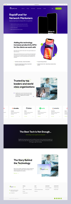 Mobile application company needs a website redesign