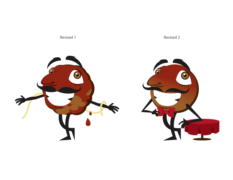 Mascot Design by Lisa for Meatball Room | Design #3124409