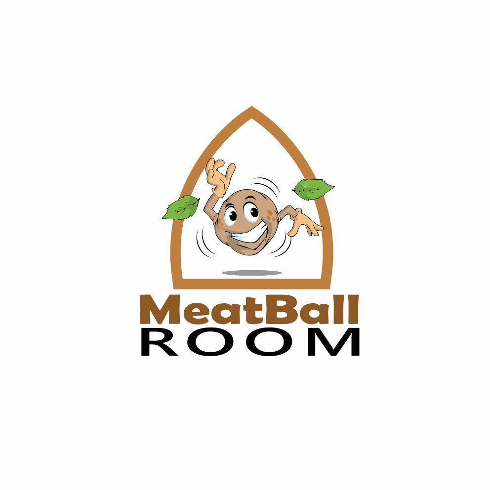 Maskottchen-Design von dv für Meatball Room | Design #3103282