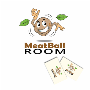 Maskottchen-Design von dv für Meatball Room | Design: #3104923