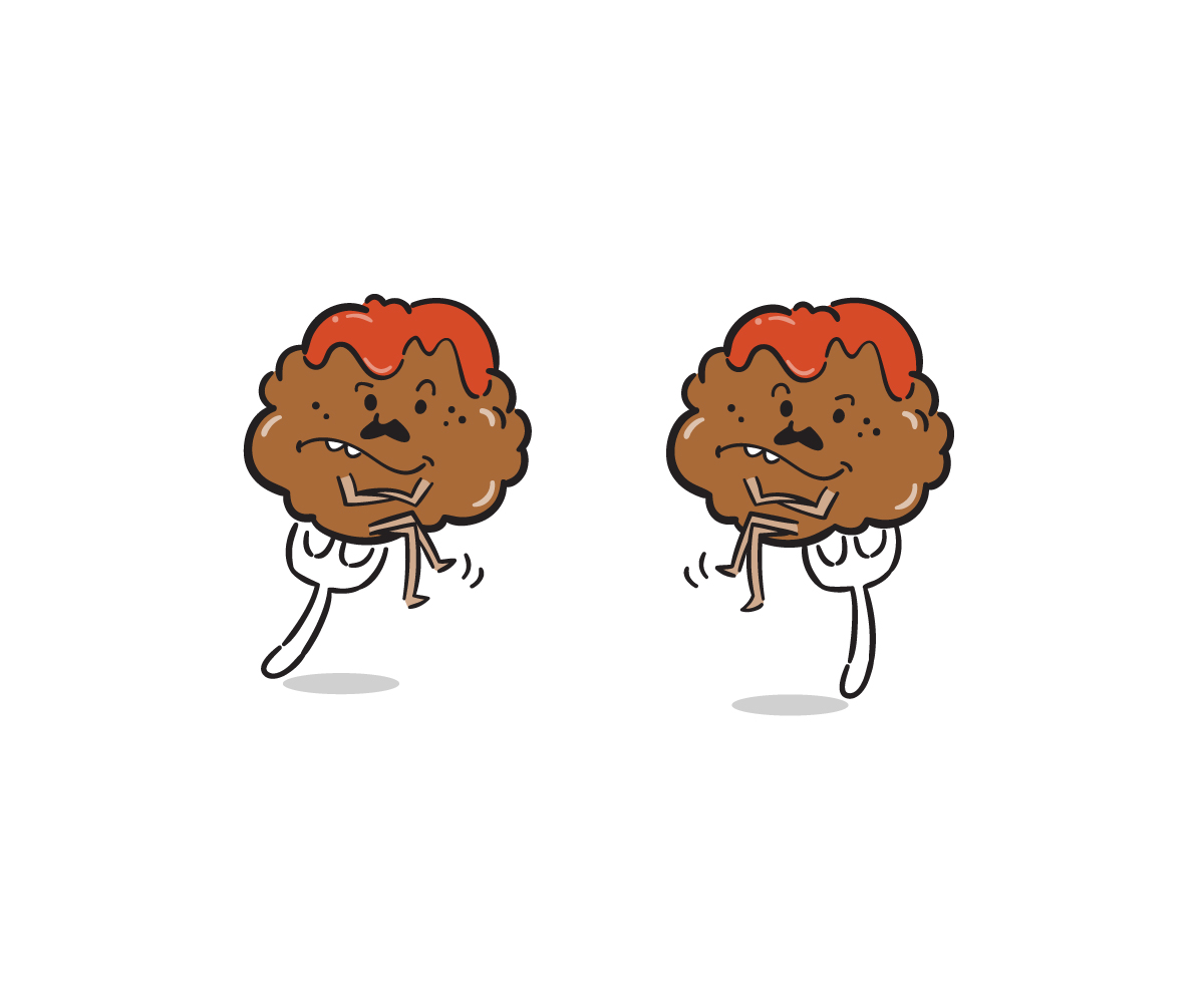 Mascot Design by fraphic for Meatball Room | Design #3091517