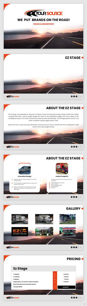 PowerPoint Design by pb for Tour Source LLC | Design: #29680358