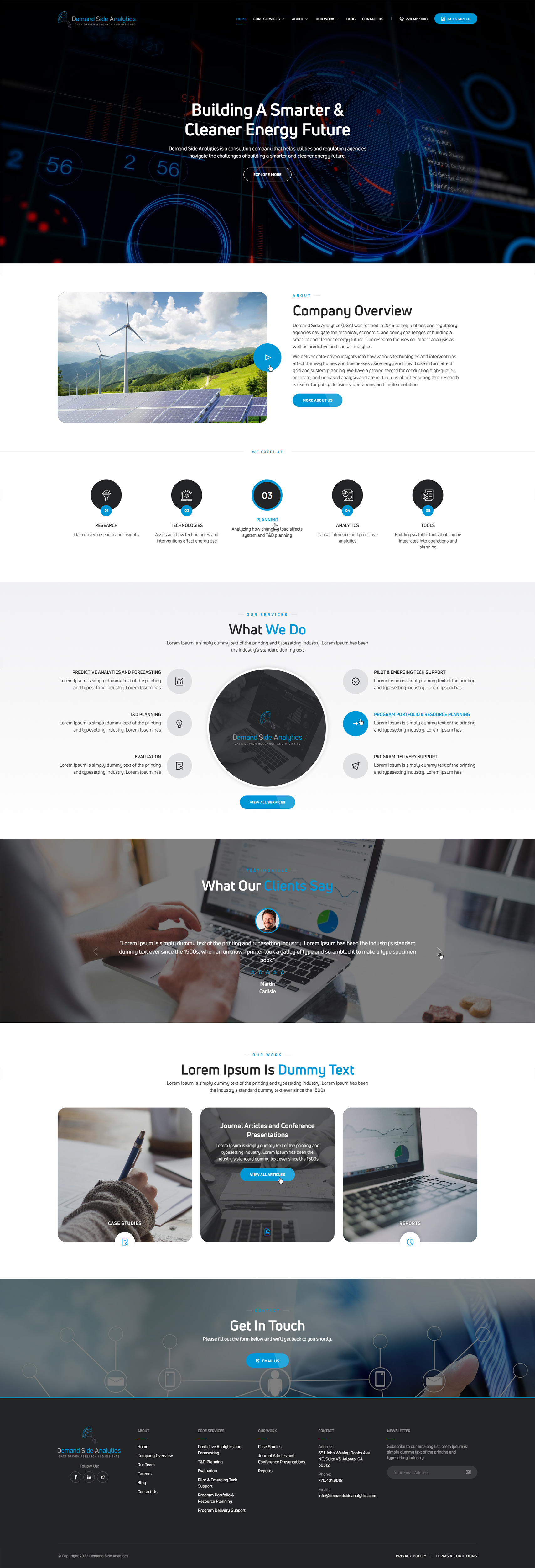 Diseño Web por pkratica para Demand Side Analytics | Diseño #29709493