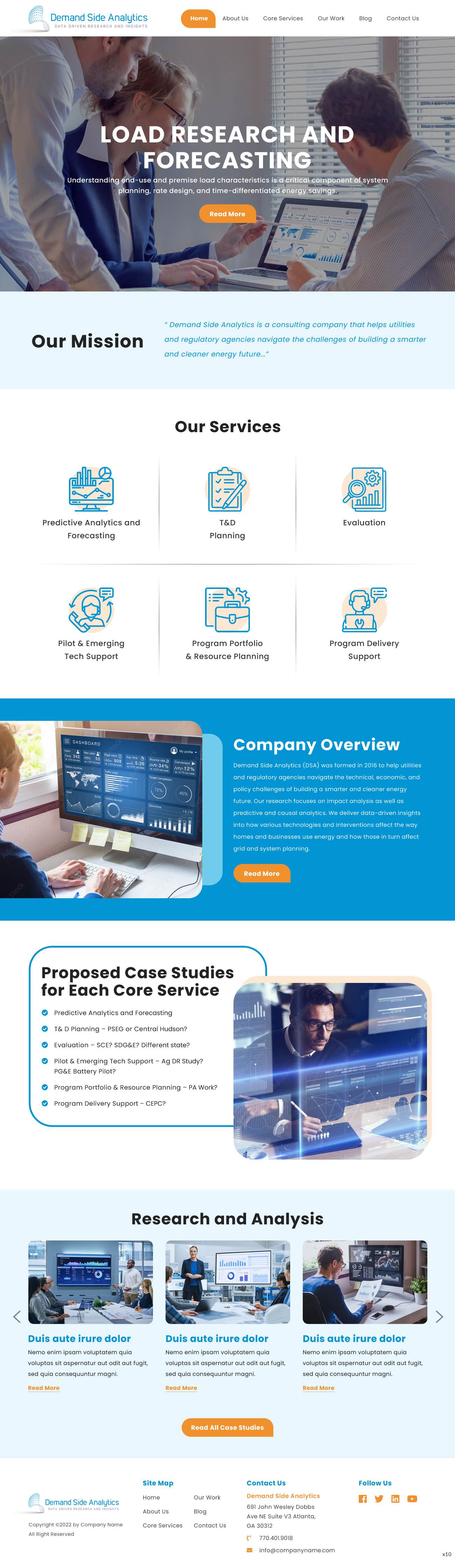 Diseño Web por pb para Demand Side Analytics | Diseño #29680329