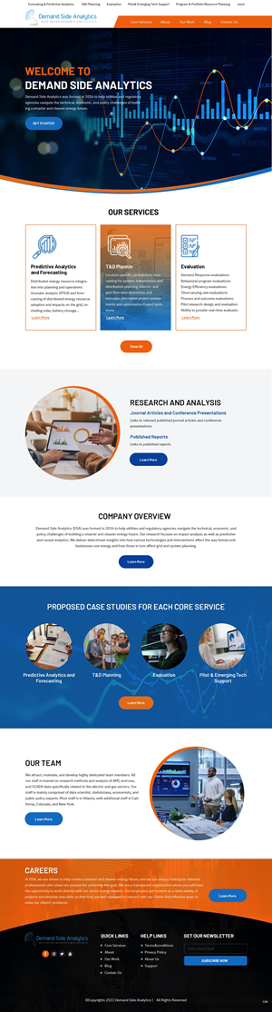 Web Design by pb for Demand Side Analytics | Design: #29680330