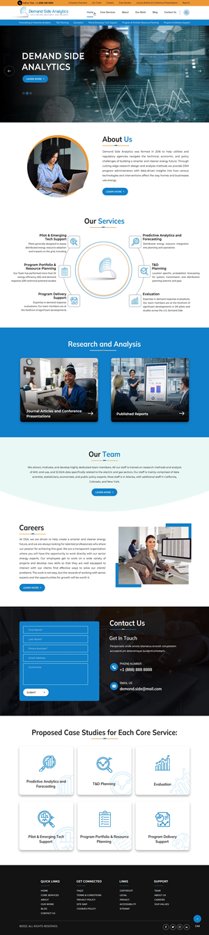Web Design by pb for Demand Side Analytics | Design: #29680331