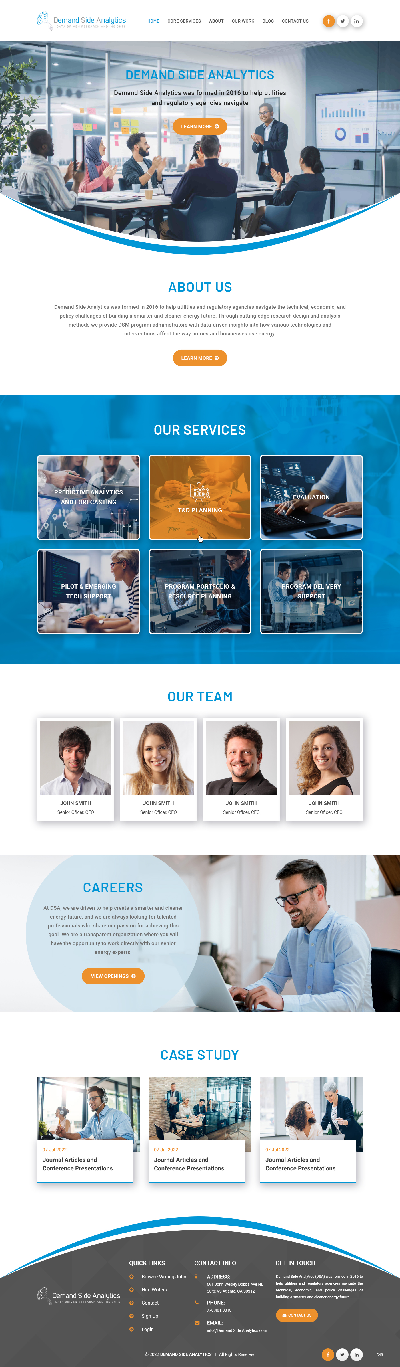 Web Design by pb for Demand Side Analytics | Design #29680332