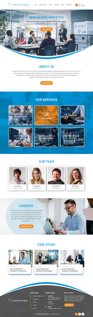 Web Design by pb for Demand Side Analytics | Design: #29680332
