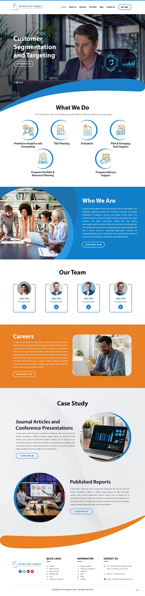Web Design by pb for Demand Side Analytics | Design: #29680333