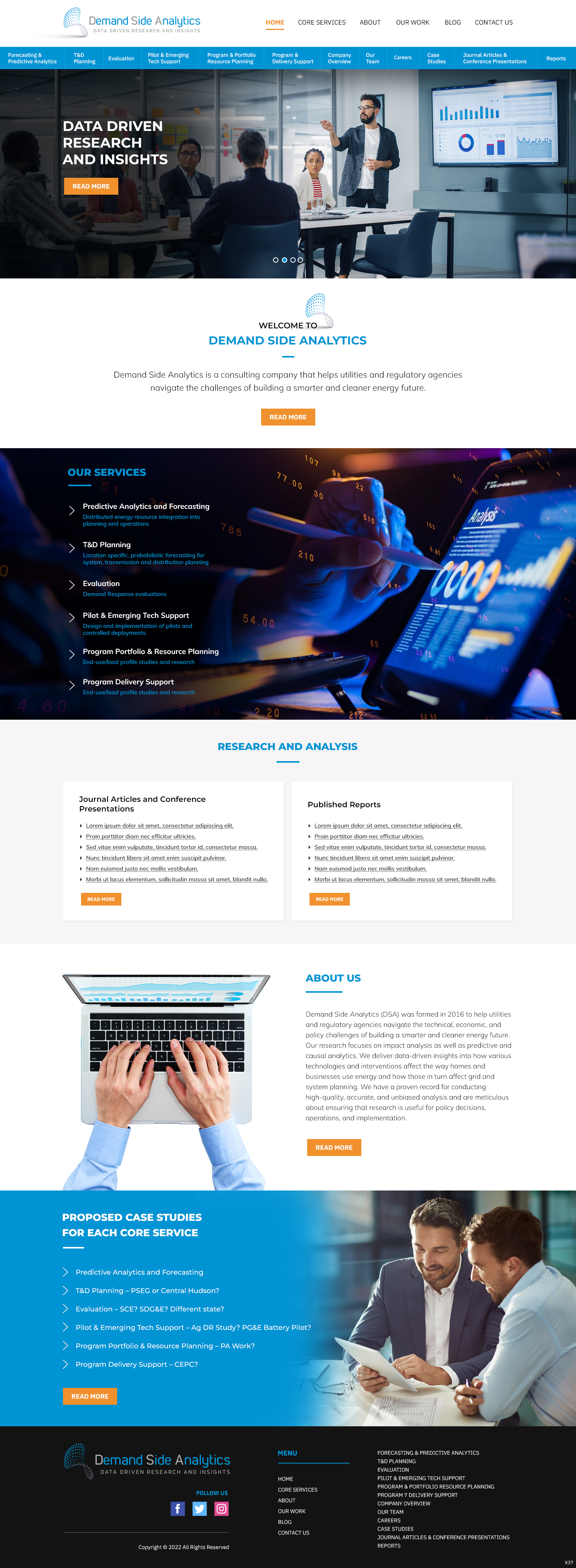 Web Design by pb for Demand Side Analytics | Design #29680335