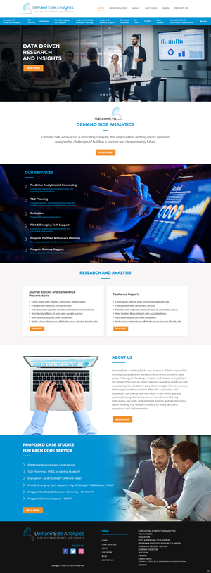 Web Design by pb for Demand Side Analytics | Design: #29680335