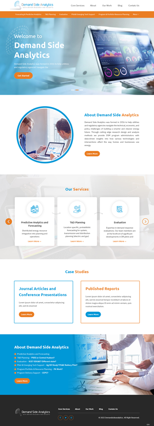 Web Design by pb for Demand Side Analytics | Design: #29685397