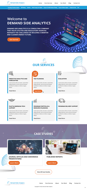 Web Design by pb for Demand Side Analytics | Design: #29685399