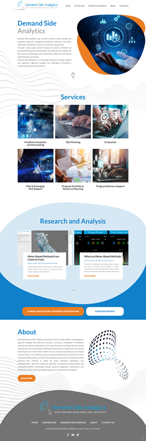 Web Design by pb for Demand Side Analytics | Design: #29685400