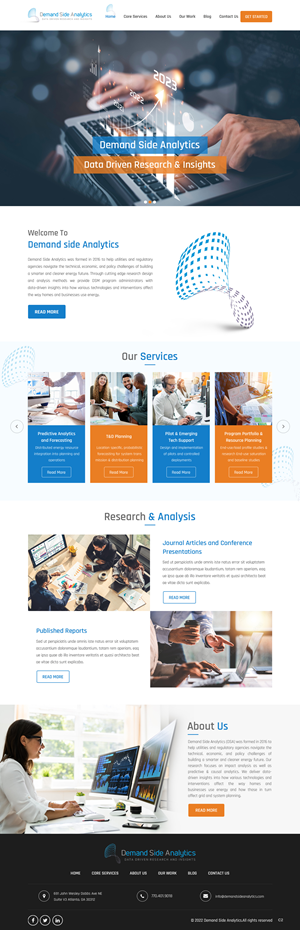 Web Design by pb for Demand Side Analytics | Design: #29685401