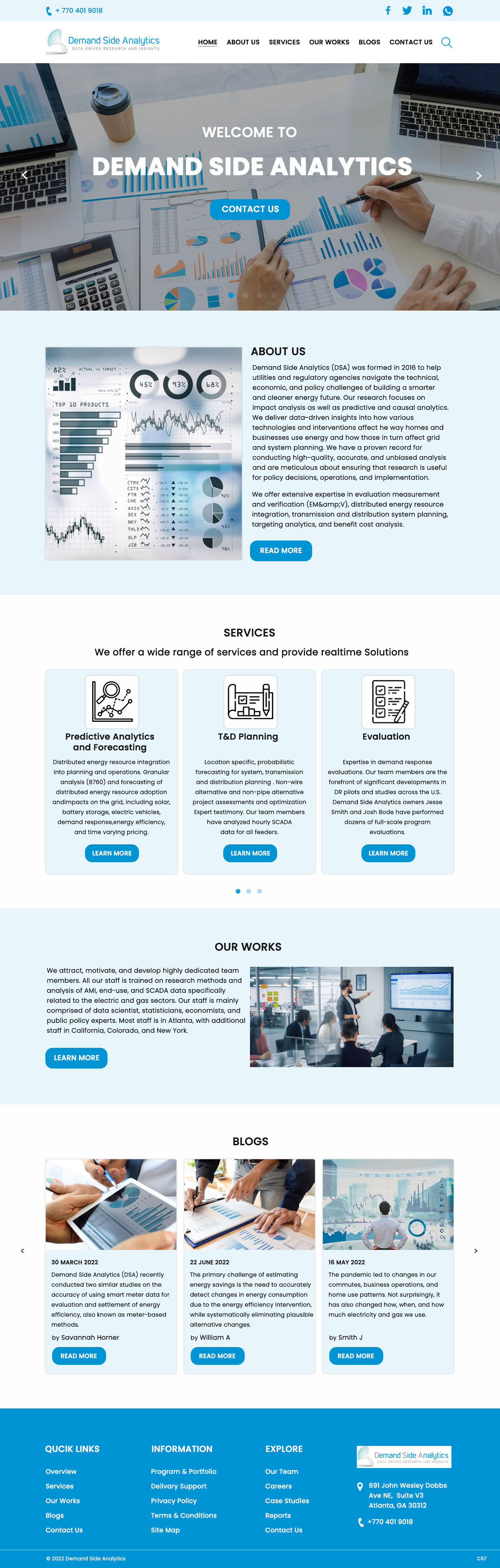 Web-Design von pb für Demand Side Analytics | Design #29685403