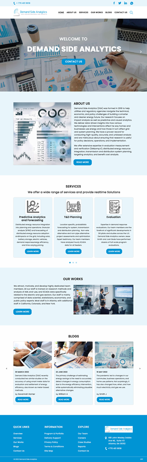 Web Design by pb for Demand Side Analytics | Design: #29685403