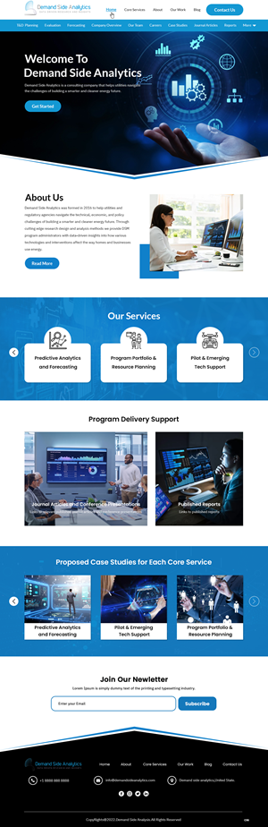 Web Design by pb for Demand Side Analytics | Design: #29685404