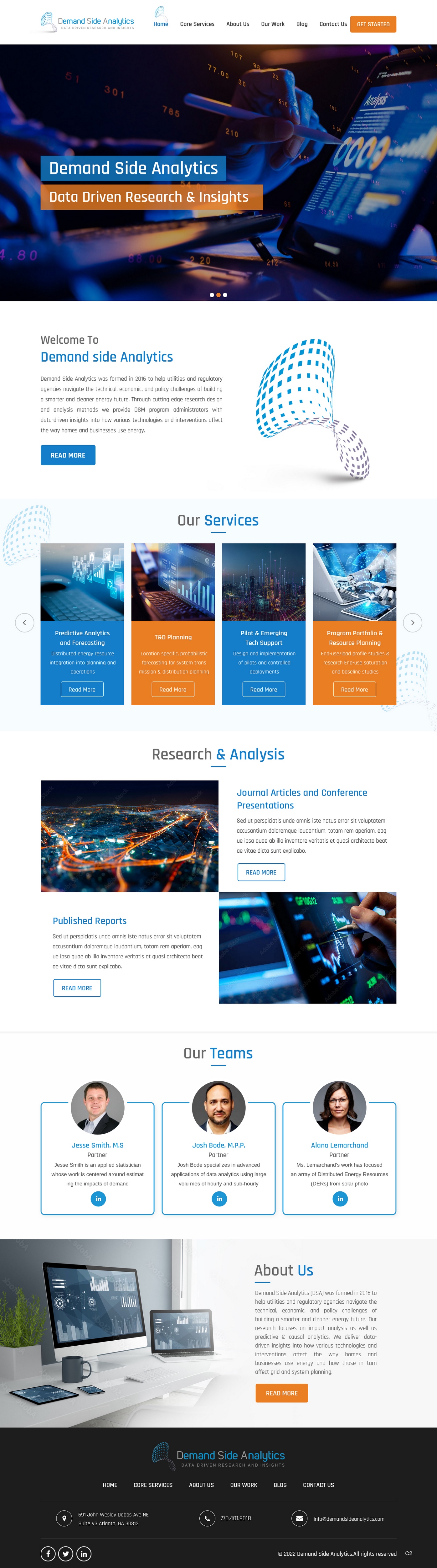 Web Design by pb for Demand Side Analytics | Design #29703109